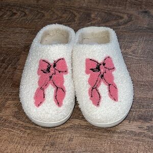 Coquette Bow Slippers